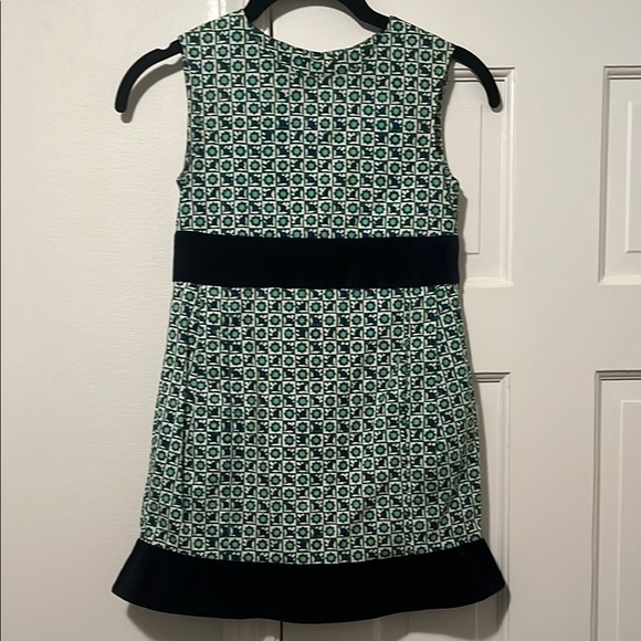 Oscar de la Renta Green Sleeveless Sheath Dress - Picture 1 of 3